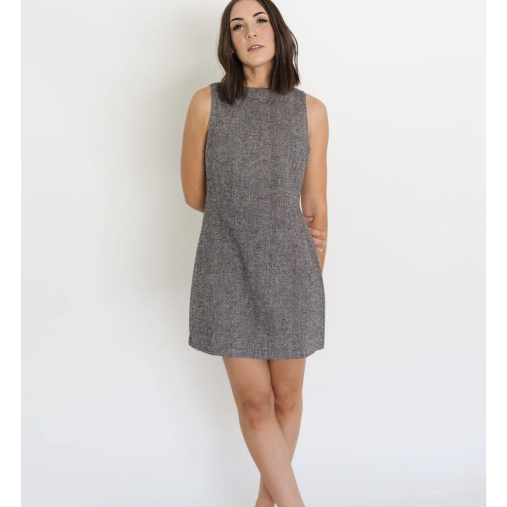 Sadie & Sage Charcoal Mini Dress